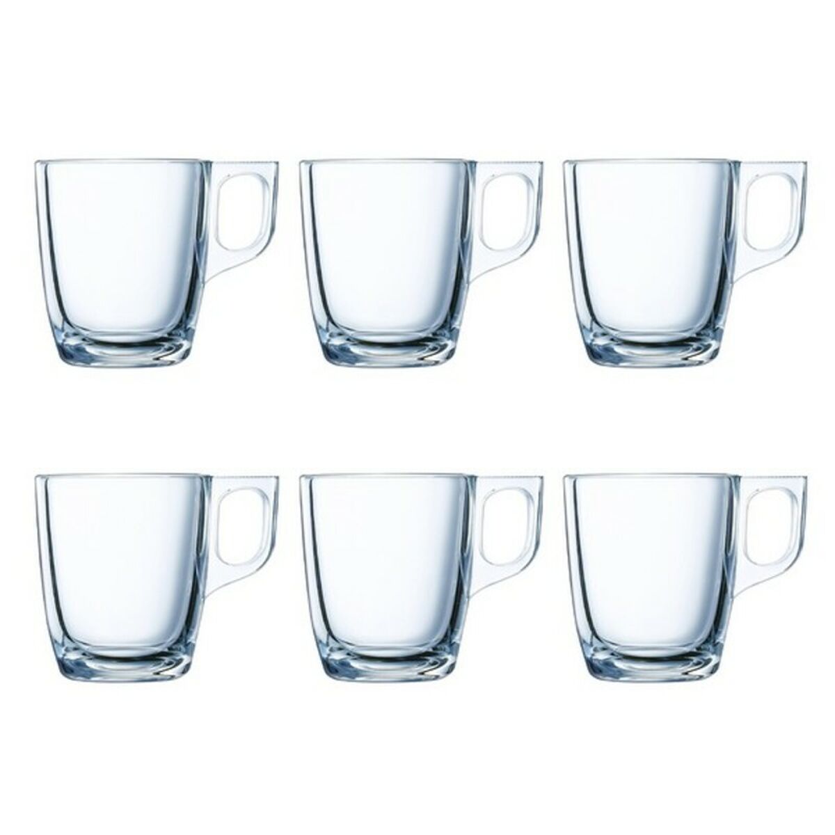 Piece Coffee Cup Set Luminarc (6 pcs) 9 cl