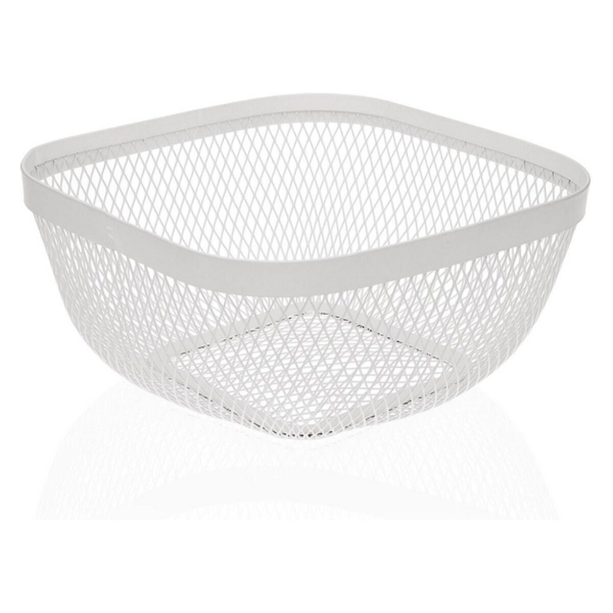 Fruit Bowl Metal Steel (26,5 x 12,5 x 26,5 cm)