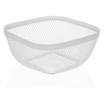 Fruit Bowl Metal Steel (26,5 x 12,5 x 26,5 cm)