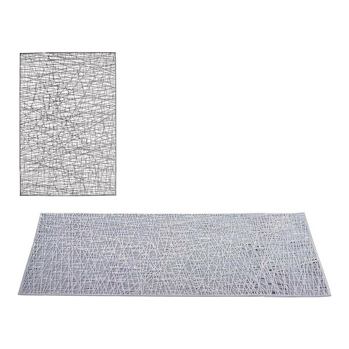 Table Mat 45 x 0,01 x 30 cm Silver Plastic (30 x 45 cm)