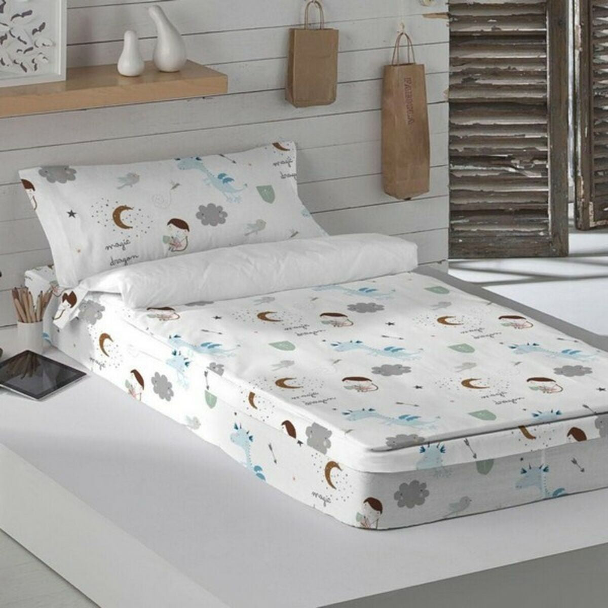 Quilted Zipper Bedding Haciendo el Indio 8434211965704 105 x 190 cm