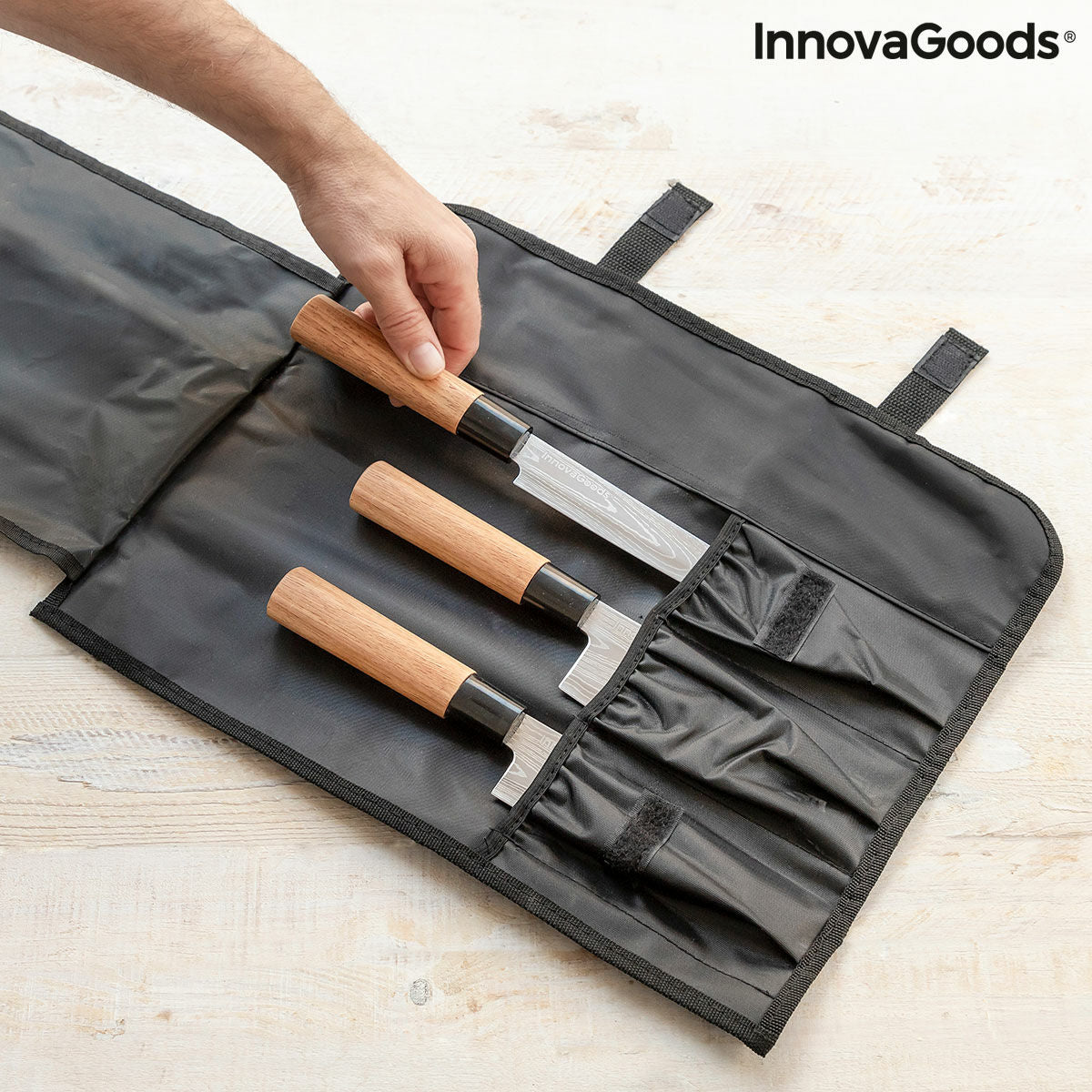 Set of Knives with Professional Carry Case Damas·Q InnovaGoods