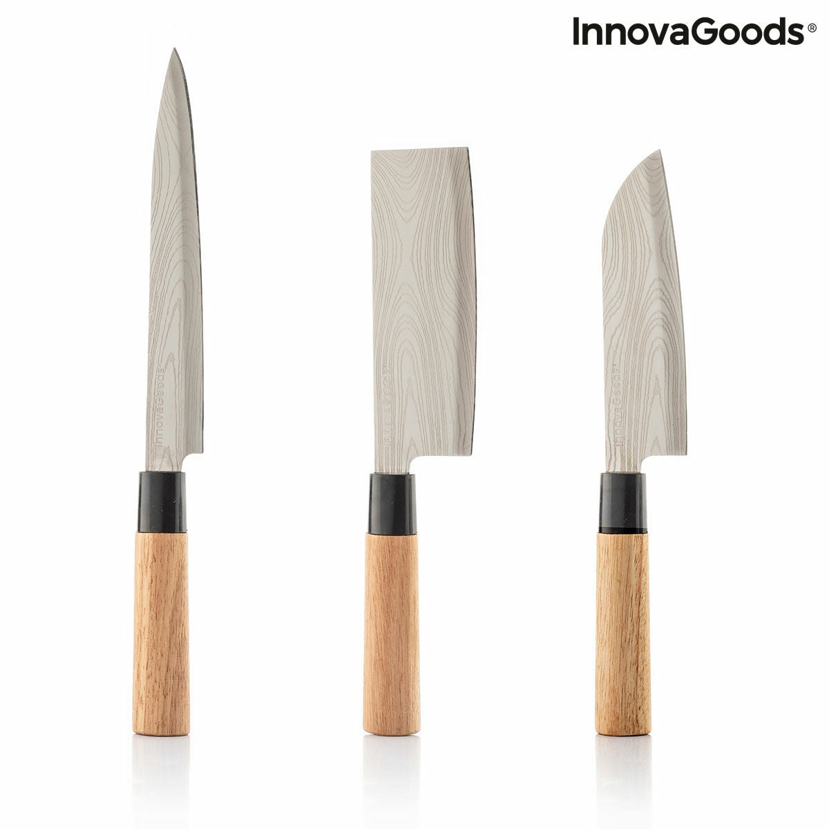 Set of Knives with Professional Carry Case Damas·Q InnovaGoods