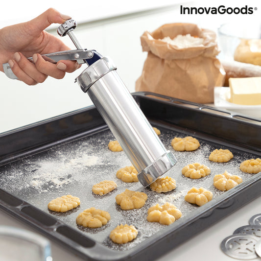 2-in-1 Biscuit Maker and Piping Gun Prekies InnovaGoods