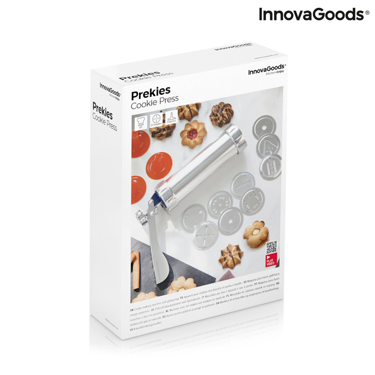 2-in-1 Biscuit Maker and Piping Gun Prekies InnovaGoods