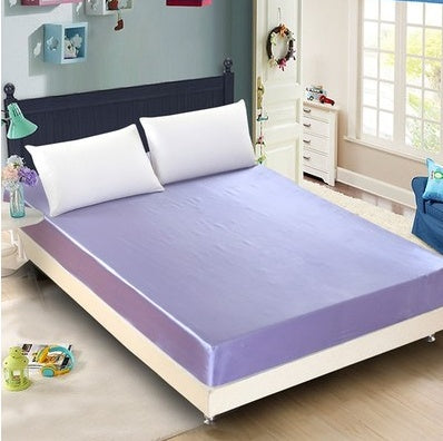 Summer ice silk silk silk bed  solid color bed cover bed package  bed cover special pillowcase