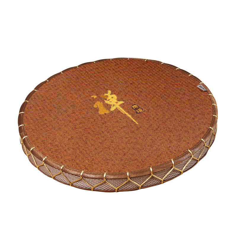 Zabuton Meditation Chair, Japanese Tatami mat, Zabuton straw cushion