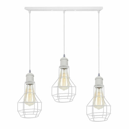 Modern Loft Vintage Industrial Retro Wire Cage Shade Pendant