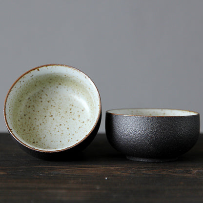 Japanese stoneware teacup