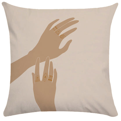 Abstract female pillowcase