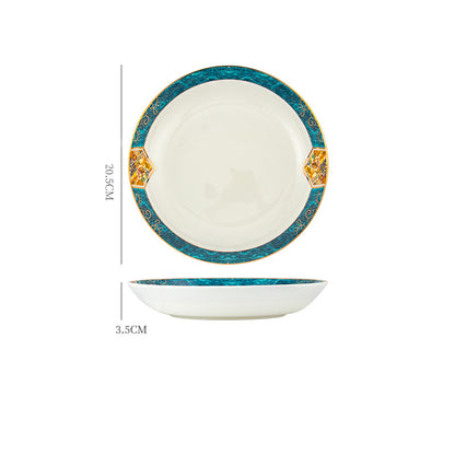 Dinner Plates Ceramic Steak Plate Web Porcelain