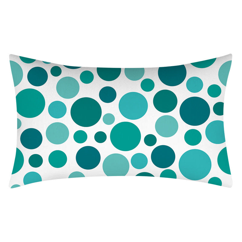 Teal Teal Home Decor Cushion Lumbar Pillowcase