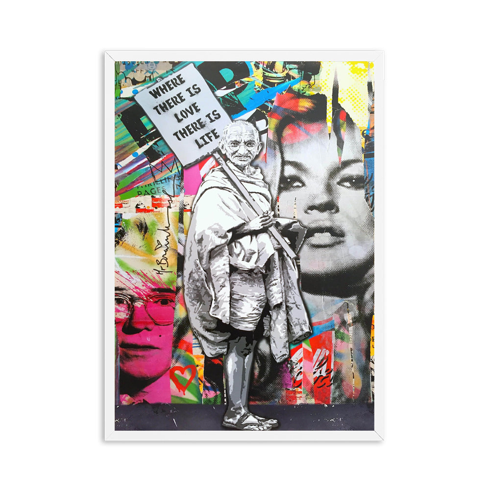 Graffiti Banksy Digital Oil Painting Living Room Bedroom Mural