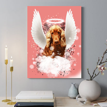 Personalized Pet Canvas Portrait Image