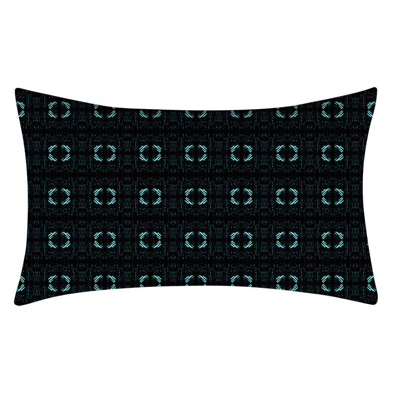 Teal Teal Home Decor Cushion Lumbar Pillowcase