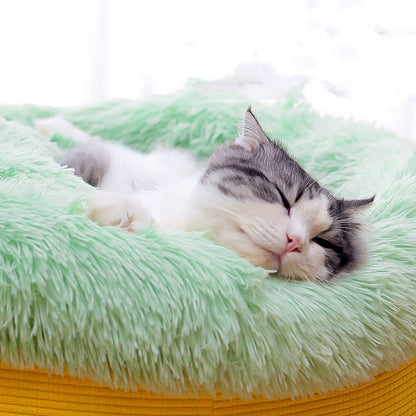 Winter Thick Plush Round Nest Deep Sleep Does Not Collapse