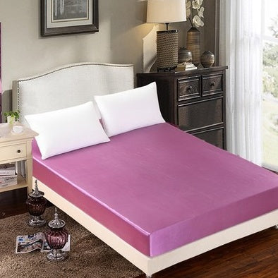 Summer ice silk silk silk bed  solid color bed cover bed package  bed cover special pillowcase