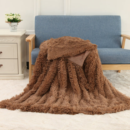 Plush Blanket Double-layer Blanket Multifunctional