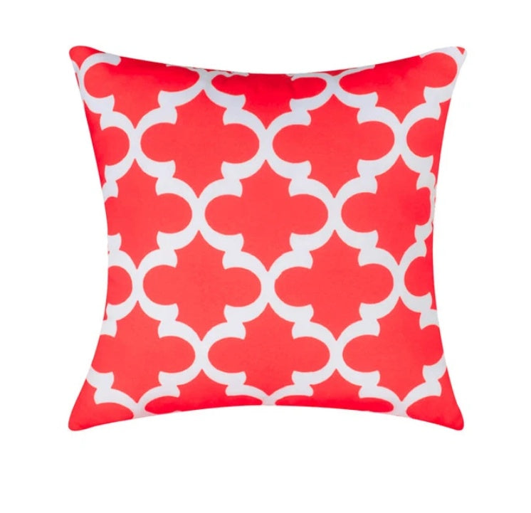 Geometric short plush pillowcase cushion cover