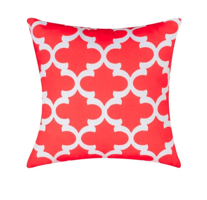 Geometric short plush pillowcase cushion cover