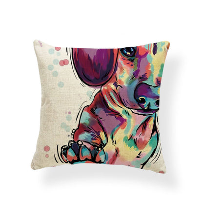 Dog Series Linen Cushions