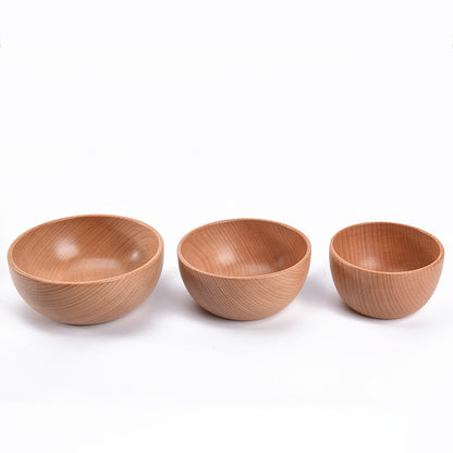 Beech wood bowl