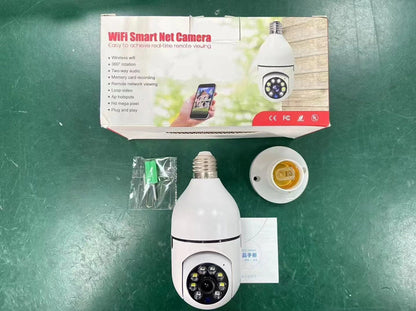 360 Degree Panoramic Intelligent HD Light Bulb Lamp Head