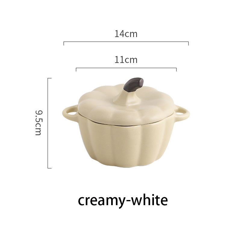 Ceramic Baking Bowl With Two Ears Insulated From Water