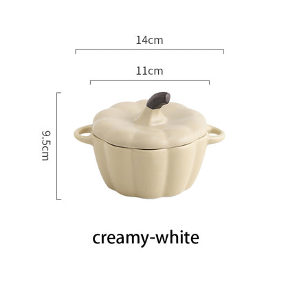 Ceramic Baking Bowl With Two Ears Insulated From Water