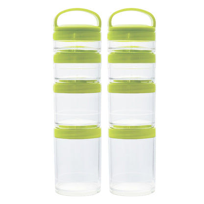 Zunammy Portable Stackable Food Leak Proof Storage Containers ( 2 Pack