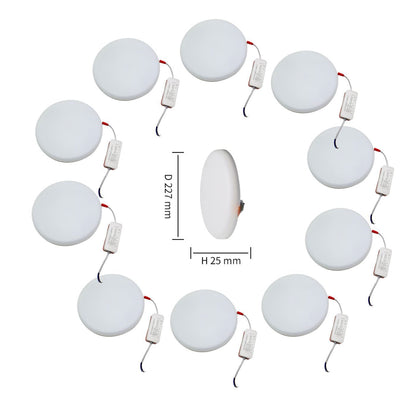 Modern LED Round Recessed Ultra slim Ceiling Flat Panel down Light