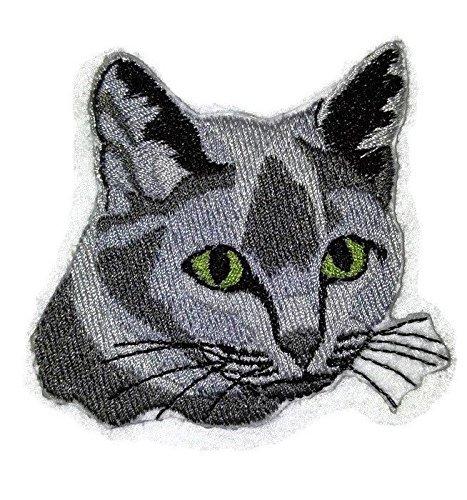 Custom Cat Portraits[Russian Cat Face ] Embroidered Iron On/Sew Patch