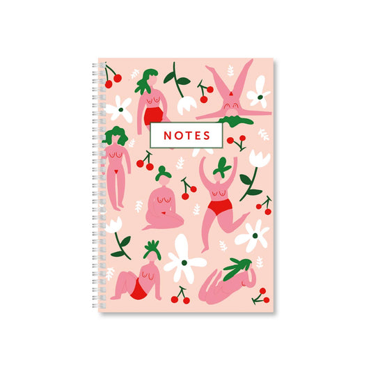 Naked Ladies A5 Wired Notebook (Pack of 6)