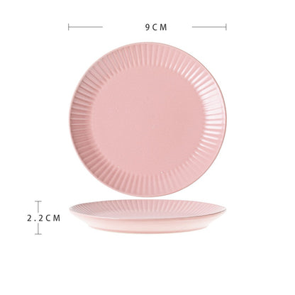 Beautiful Ceramic Dinner Plate Advanced Sense Of Micro Flaw