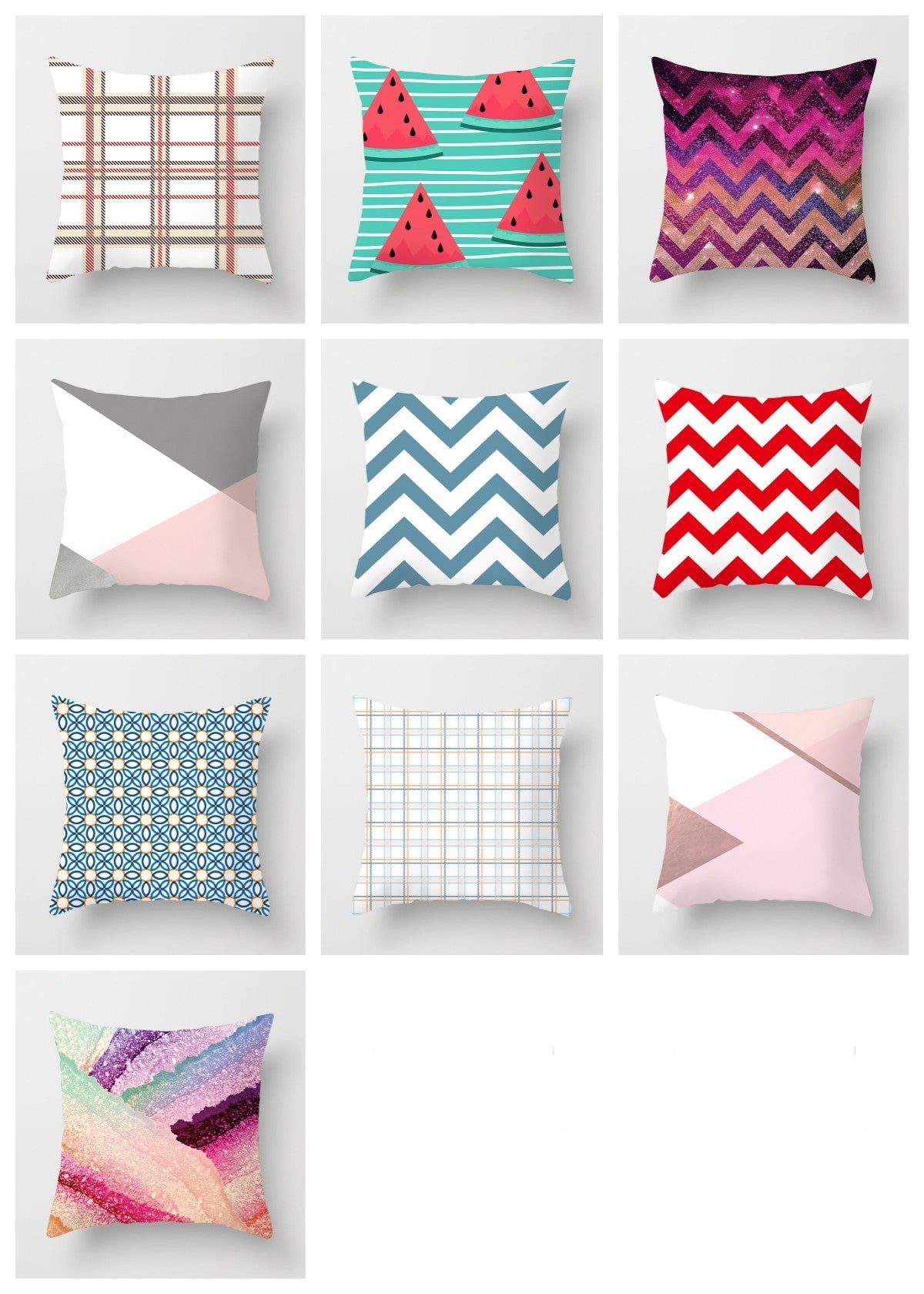 Square pillowcase cushion cover