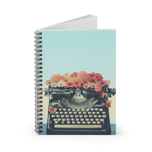 Retro Typewriter Spiral Notebook