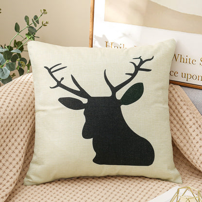 Fabric Decoration Supplies Car Gift Linen Printed Pillows Bedside Cushion Couch Pillow