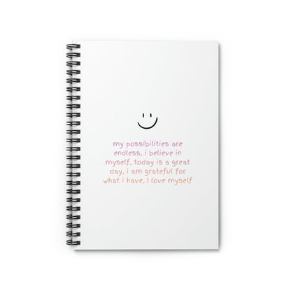 Positive Affirmations Spiral Notebook