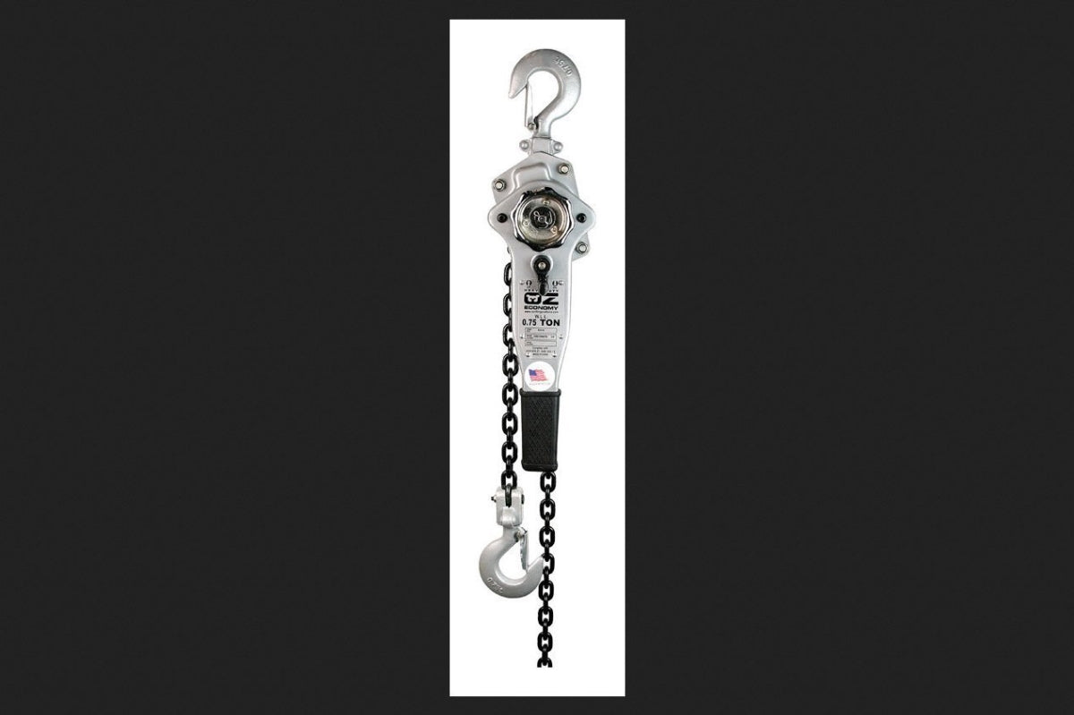 Oz Lifting Products OZHDE075-10LH 10 ft. Load Chain Lever Hoist .75 To