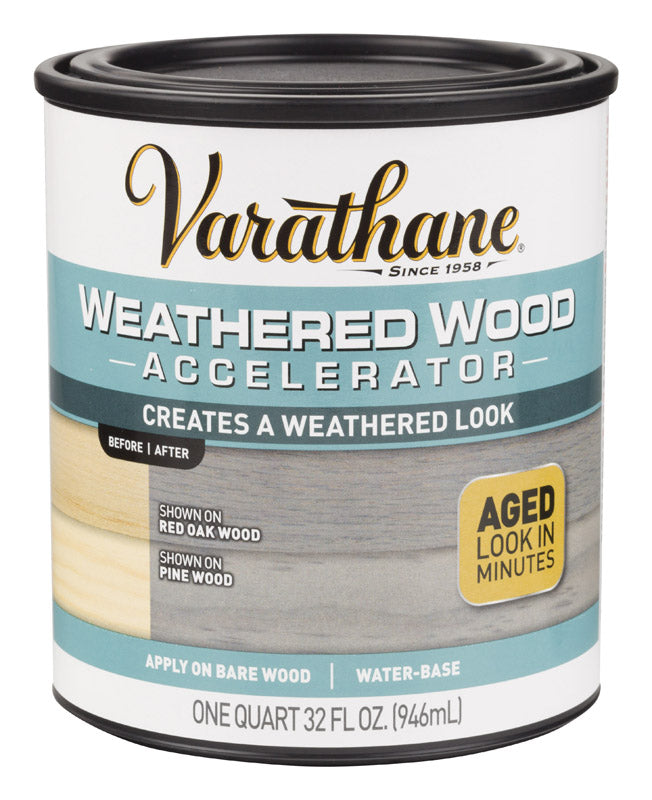 Varathane 1694686 1 qt. Weathered Wood Accelerator Water-Based Wood St