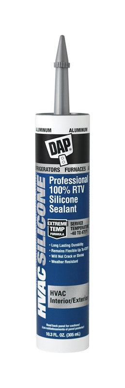 Dap 1696442 10.3 oz Hvac Silicone 100 Percent Rtv Silicone Sealant  Al