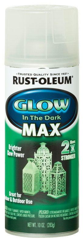 Rust-Oleum 1537356 10 oz Specialty Green Glow in the Dark Max Spray Pa