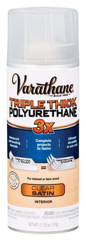 Varathane 1694579 11.25 oz Triple Thick Transparent Polyurethane Clear