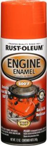 Rust-Oleum 1498179 12 oz Engine Enamel Spray Paint, Chevy Orange