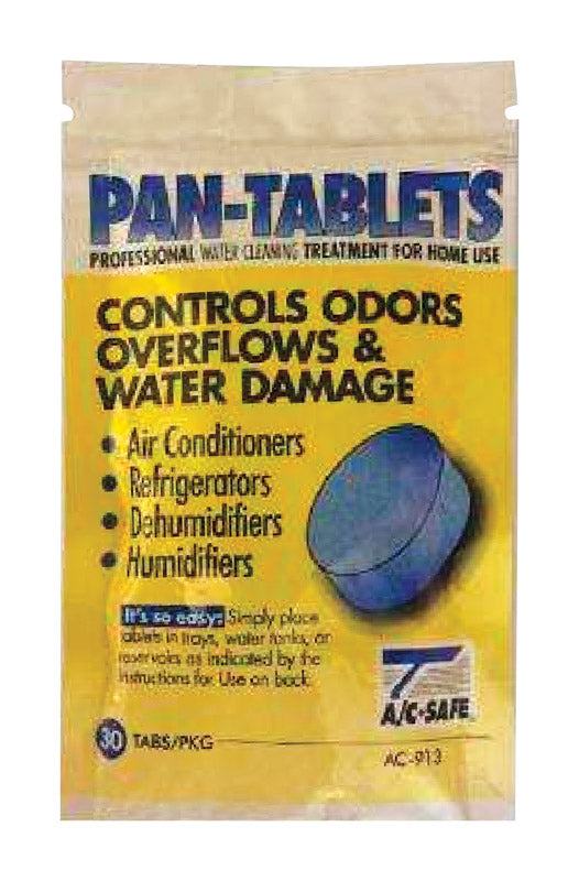 AC Safe 4905956 Air Conditioner Pan Cleaner Tablets, Pack of 30 -