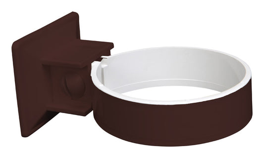 Plastmo 5005392 Classic 2.5 in. Brown Vinyl Downspout Bracket