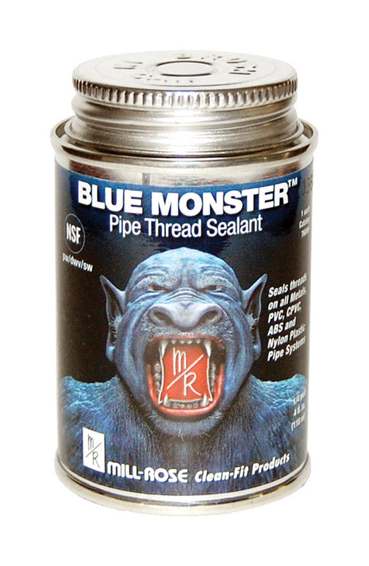 Blue Monster 4935458 Monster Blue Pipe Thread Sealant, 4 oz