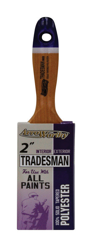 Arroworthy 1808062 Tradesman 2 in. Chiseled Polyester Blend Paint Brus