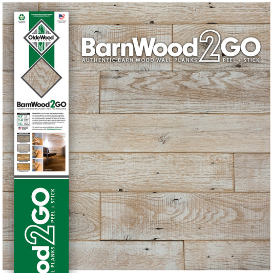 Oldewood Limited 6751853 0.31 x 5.5 x 48 in. Weathered White Wood Wall