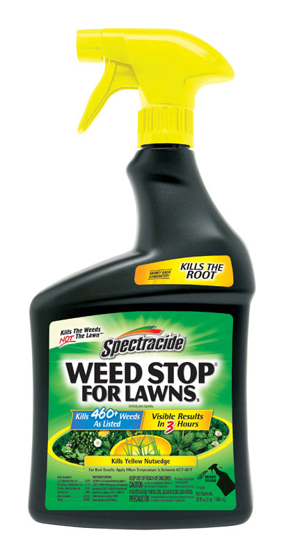 Spectracide 7826662 Weed Stop RTU Liquid Weed Control for Lawns, 3